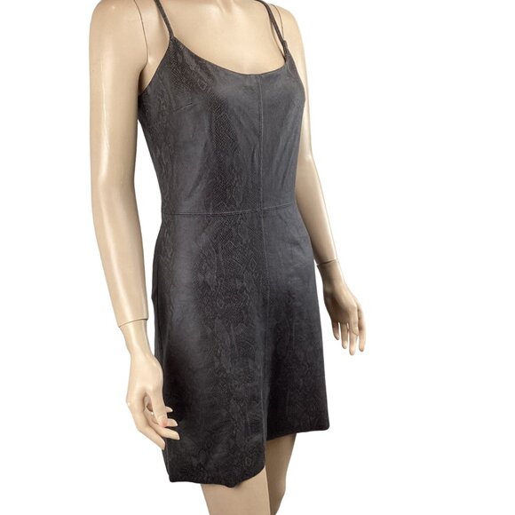 Lavender Brown Womens Snake Print Slip Dress Size Xsmall  XS‎ Gray - Picture 4 of 7